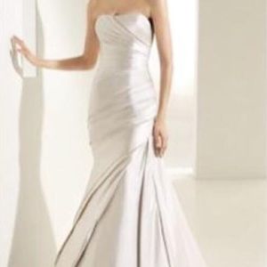Designer Wedding Gown, Size 14 (Street Size)